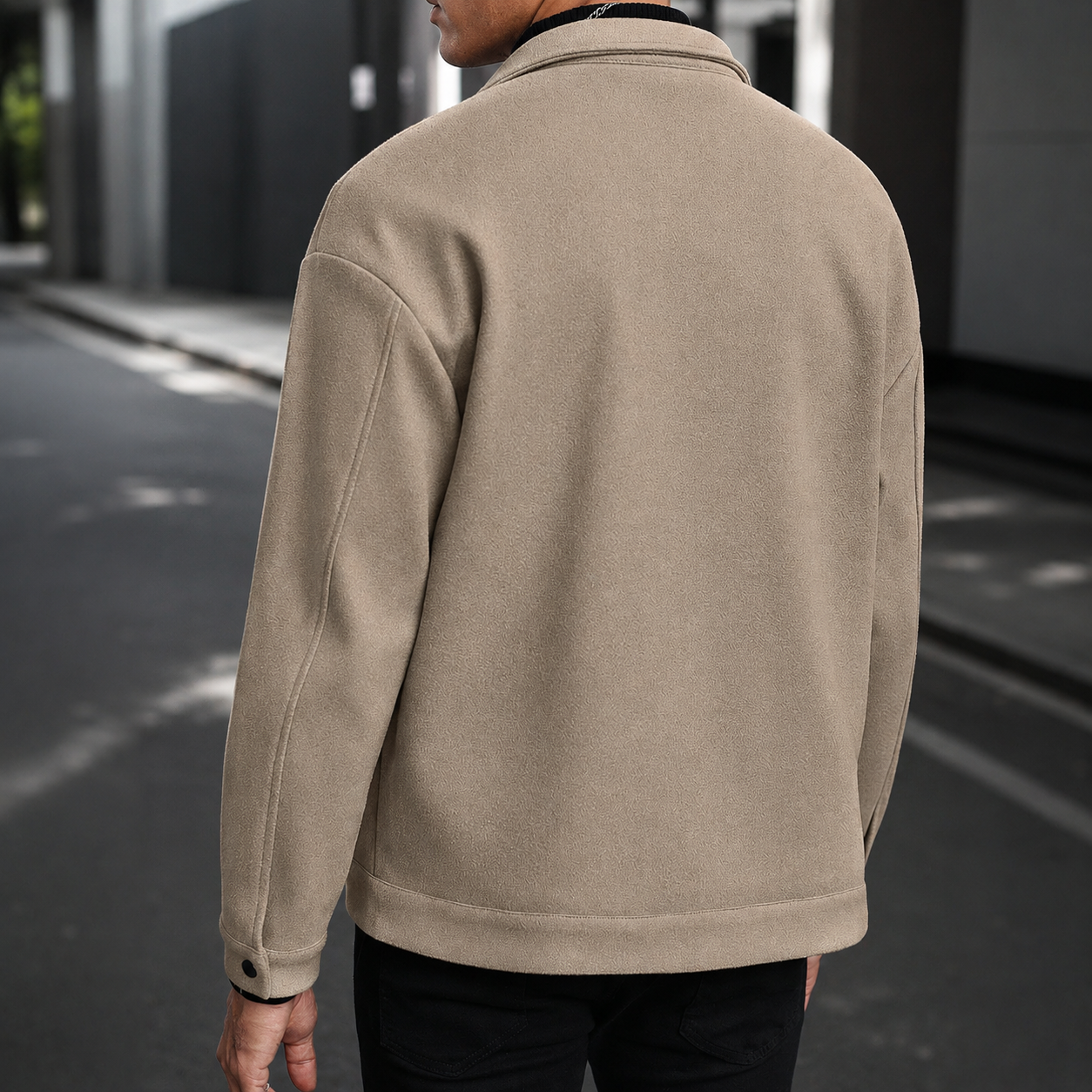 Campera/Saco de hombre- Paño abrigo de invierno - Imagen 10