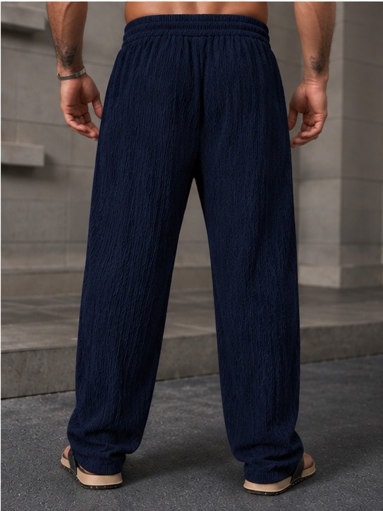 Conjunto Hawai Pantalon + Camisa De Lino Elastizado. A rayas- Importado- - Imagen 16