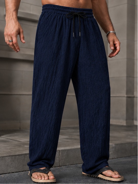 Conjunto Hawai Pantalon + Camisa De Lino Elastizado. A rayas- Importado- - Imagen 17