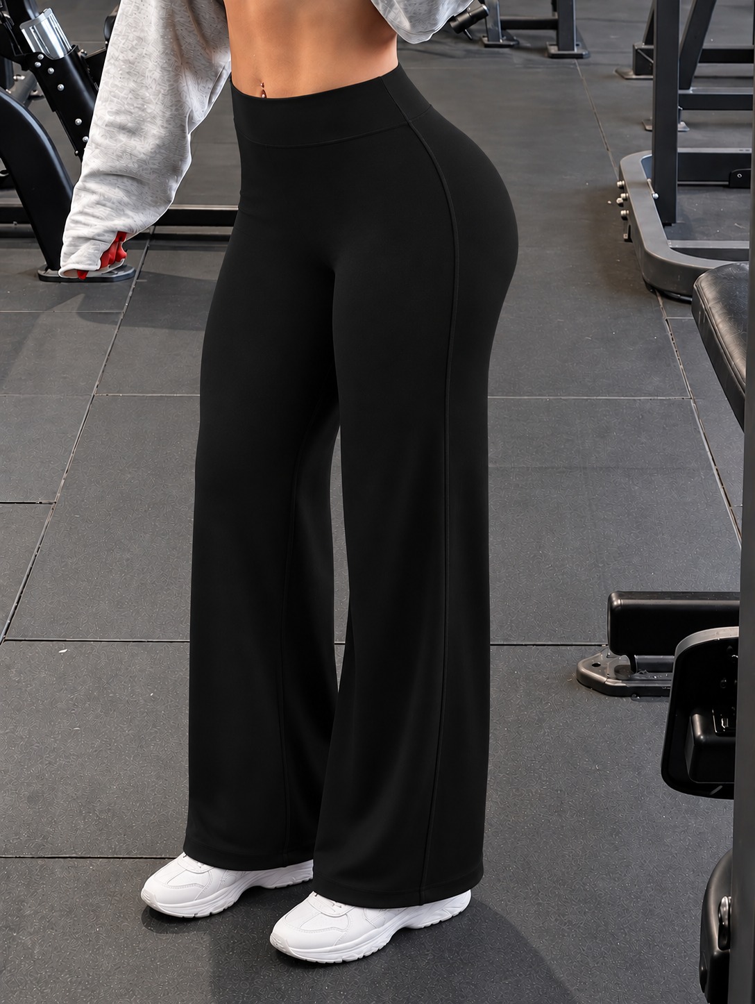 Calza Deportiva Elastizada Reforzada Modeladora Oxford, Tiro Alto - Imagen 38